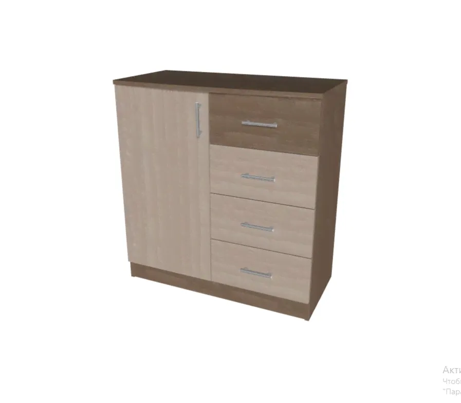 Комод Комод Эстет-5, 4 ящ., 80х40x85 см