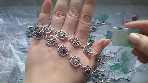ЯСПИС -  СЕРЕБРО БРАСЛЕТЫ с НАТУРАЛЬНЫМИ камнями !!! Распаковка.