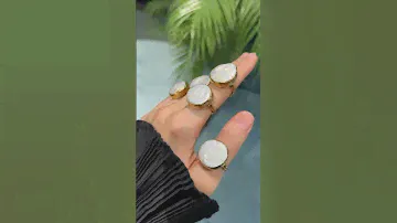 1000₽ Кольцо с перламутром и напылением из золота 🐚 Писать +79871577076