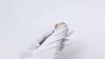 Золотое кольцо ТД Эстет с фианитом 01К115582