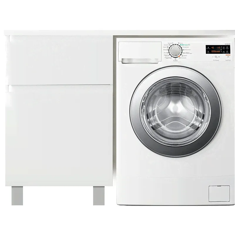 Тумба с раковиной Эстет Dallas Luxe 120 L ФР-00001918 Белая-0