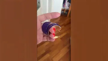 Серьги фиолетовые с эмалью