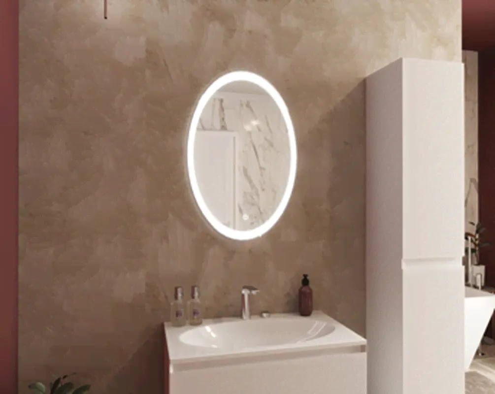 Зеркало Эстет Verso ФР-00006320, с LED-подсветкой, 57х77 см