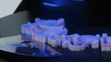 FIRST FULLY 3D PRINTED MONOLITHIC DENTURE USING THE STRATASYS J5  DENTAJET!