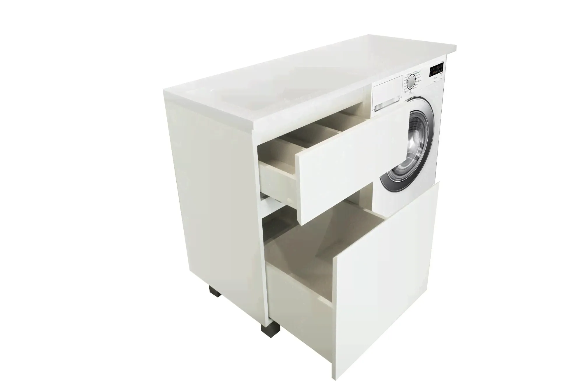 Тумба с раковиной Эстет Dallas Luxe 115 L белая-1