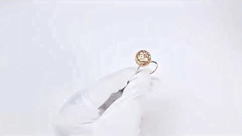 Золотое кольцо ТД Эстет с фианитом 01К1112779Р
