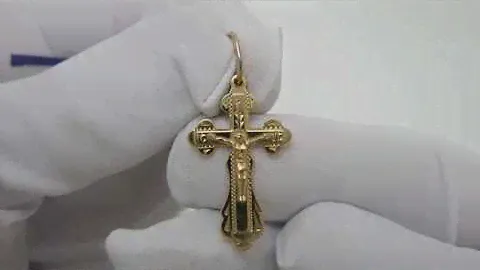 Серебряный крестик 311106-З.ис.хс
