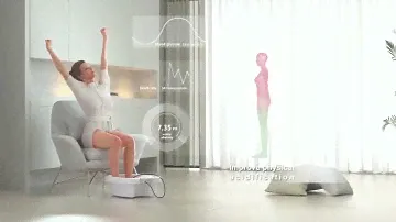 Ионный аппарат для ног с гидромассажной ванной. Ion detox foot detox machine with whirlpool bath.