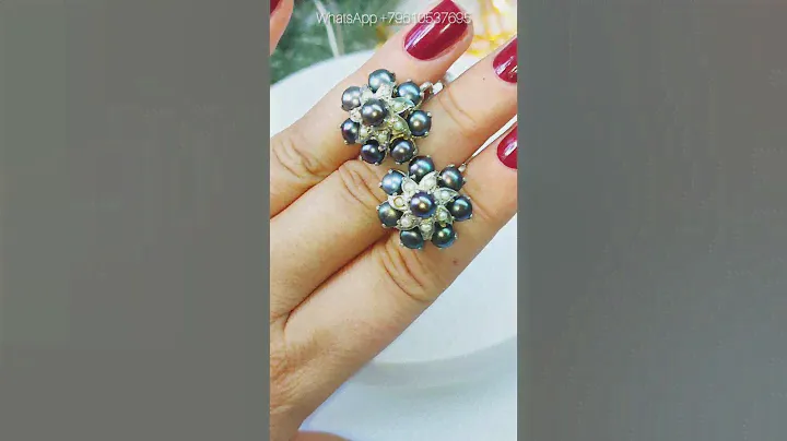 Винтажные серьги с природным жемчугом, серебро 925 +79610537595 #серебро #жемчуг