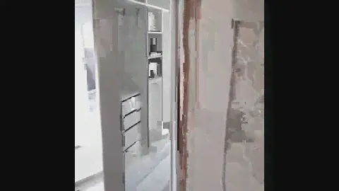 скрытая дверь с зеркалом