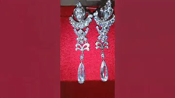 Королевские серьги из Серебра 925 пробы