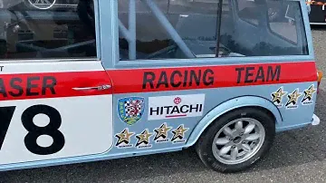 Classic mini estate race car traveller ginger Marshall replica